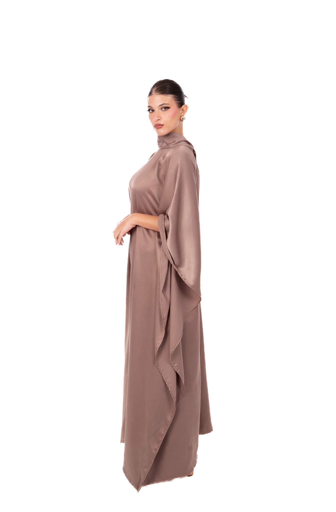 Toulouse Kaftan Gown in Mocha thumbnail