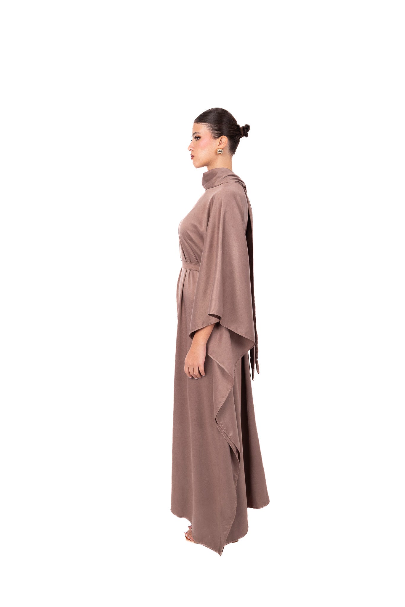Toulouse Kaftan Gown in Mocha thumbnail