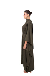Toulouse Kaftan Gown in Forest Green thumbnail