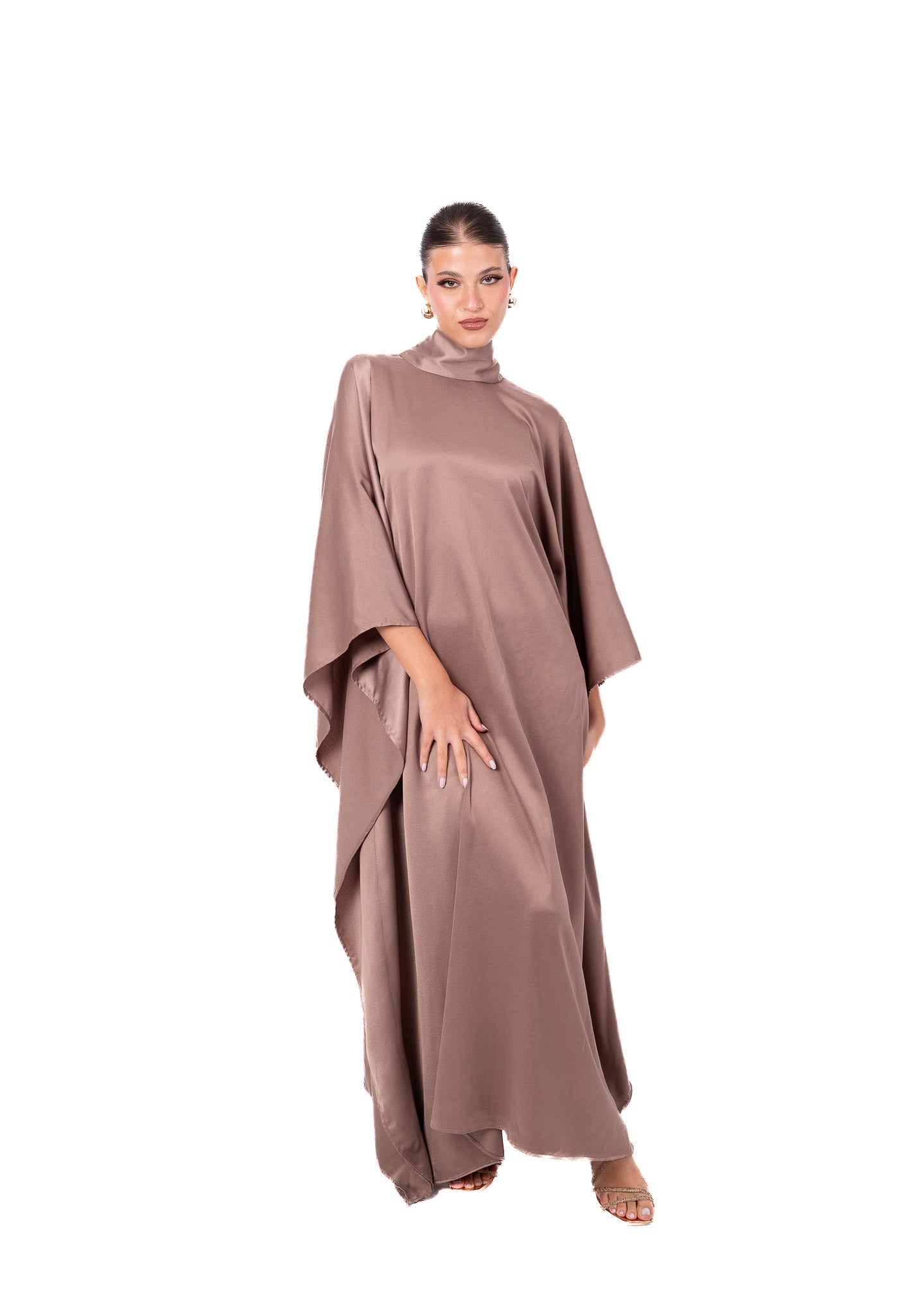 Toulouse Kaftan Gown in Mocha thumbnail