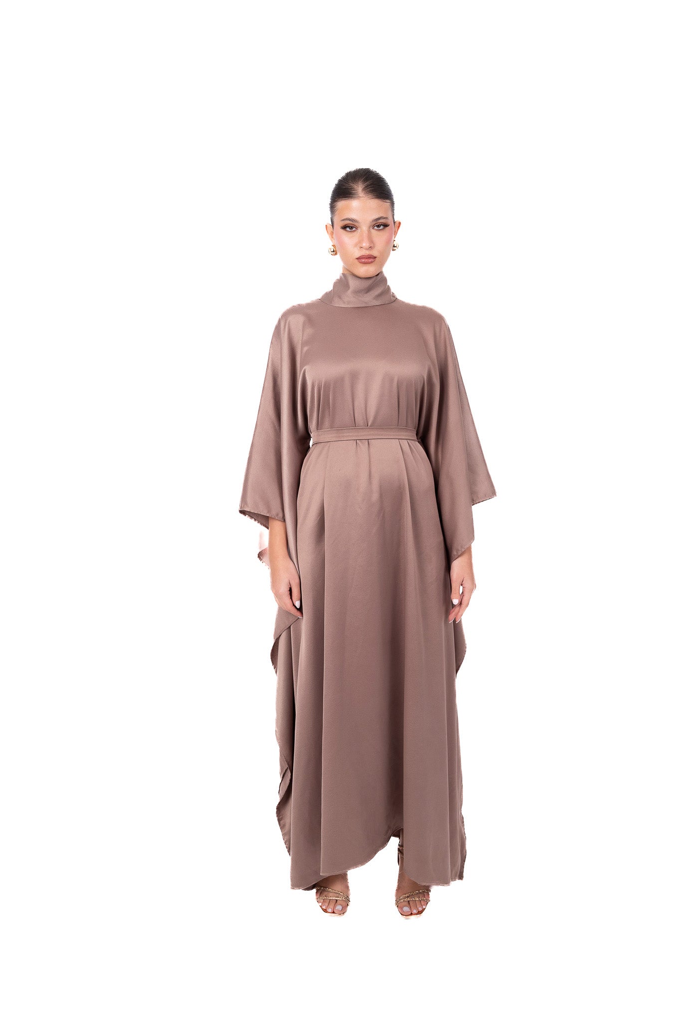 Toulouse Kaftan Gown in Mocha thumbnail