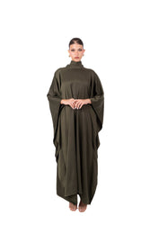 Toulouse Kaftan Gown in Forest Green thumbnail
